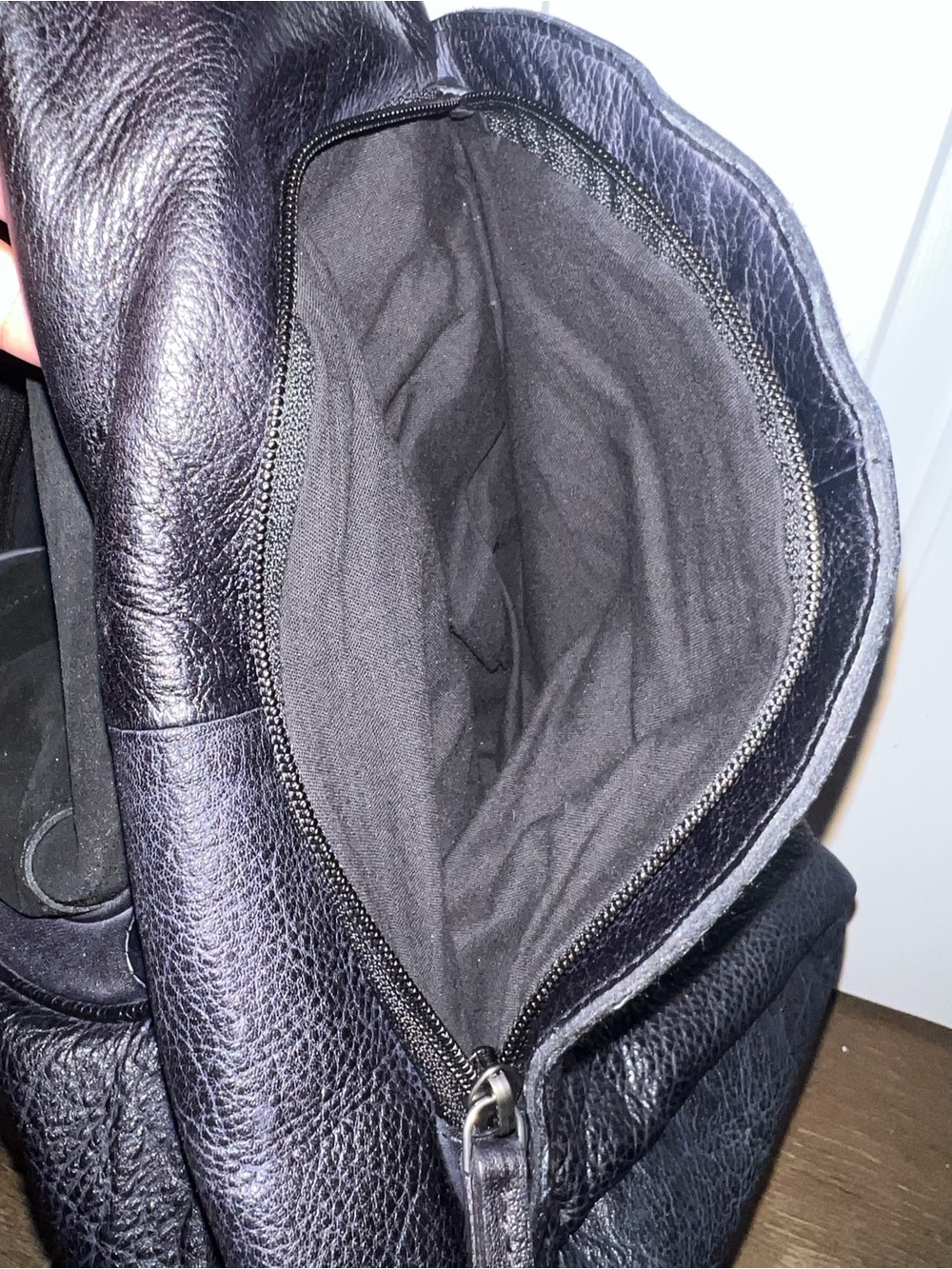 Free People We The Free Soho Convertible Leather Sling Backpack - Black - Picture 6 of 16